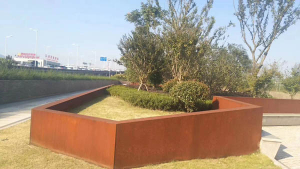 鹿城耐候钢挡土墙
